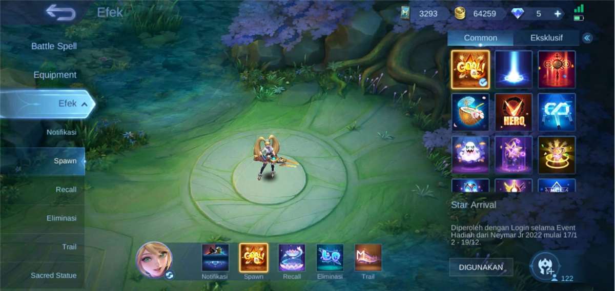 Penjualan akun permainan Mobile Legends